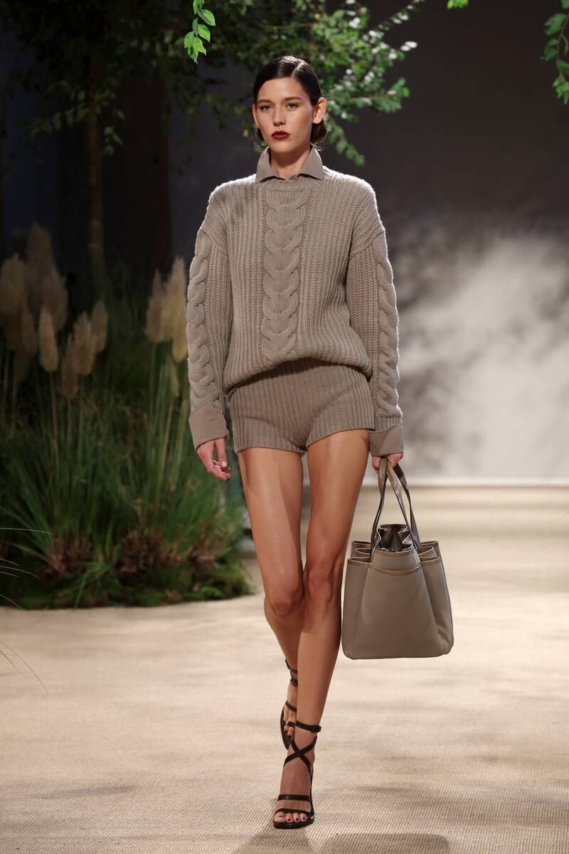 Typically understated, this spring/summer 2024 collection drew on military as well as gardening themes. Getty Images