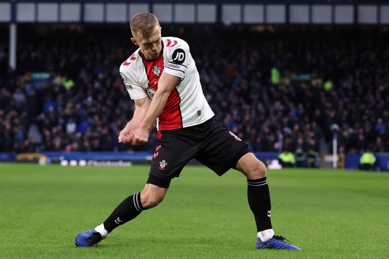 Everton 1 (Onana 39') Southampton 2 (Ward-Prowse 46, 78): James Ward-Prowse scored two second-half goals, including a trademark free-kick, to help the Saints follow up their shock win at Manchester City in the League Cup with victory at Goodison Park. Southampton remain bottom of the table, but only on goal difference. "It's a big, big week for the club," said Saints manager Nathan Jones. "The performances have been building and ... I'm so proud of our group." Getty