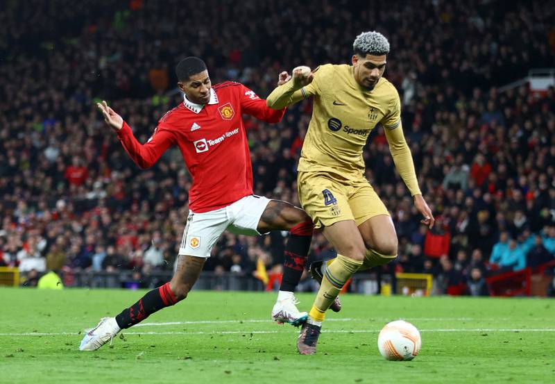 Marcus Rashford 7 - Difficult time against the outstanding Araujo in the first half, but livelier in the second. Closest he came to score was after 80 when he hit a shot wide. Looked tired when he came off.  Reuters