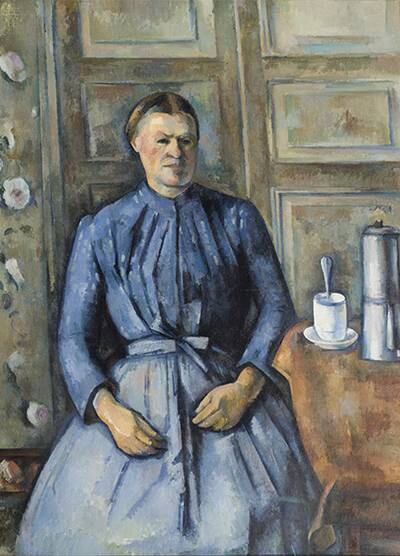 'Woman with a Coffee Pot' by Paul Cezanne.
