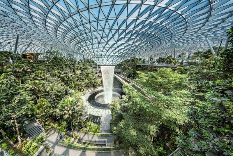 Inspired by Changi’s Jewel — which is home to the world’s largest indoor waterfall — T5 is also set to become a landmark attraction filled with greenery and nature. Photo: Changi Airport