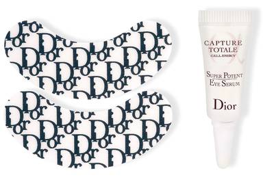 Use the Dior Eye Reviver patches and accompanying serum to reawaken the under-eye area; Dh125 from Sephora.ae