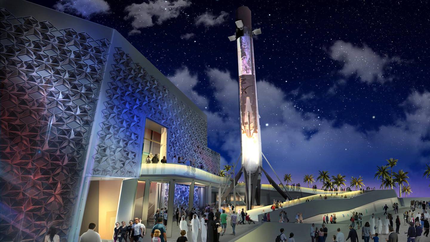 Construction of the US pavilion at the World Fair in Dubai will be completed in November after delays due to a funding shortfall until the UAE stepped in to pay for the structure earlier this year. The tagline of the new US pavilion is life, liberty and the pursuit of the future. The message will be to showcase American innovation and entrepreneurship.  Space will be one of the main themes of the pavilion. Courtesy: USA Pavilion at Expo 2020
