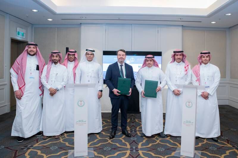 The PIF signed four preliminary agreements with local entities on the sidelines of the inaugural PIF Private Sector Forum in Riyadh. Photo: PIF
