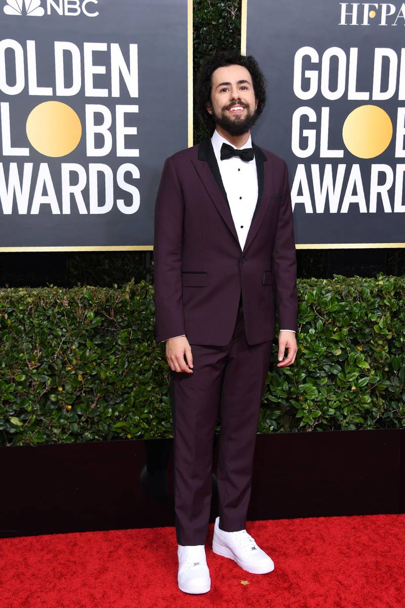 US comedian Ramy Youssef arrives for the 77th annual Golden Globe Awards. AFP