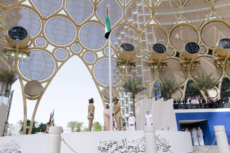 Expo 2020 on UAE Flag Day. Photo: Dubai Media Office