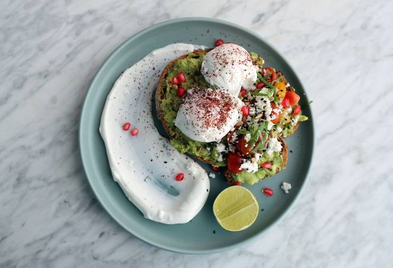The 'must have' avocado on toast from Friends Avenue
