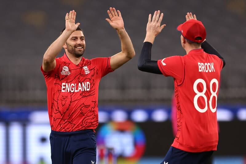 Mark Wood of England bowled the fastest spell in T20 World Cup history on Saturday. Getty