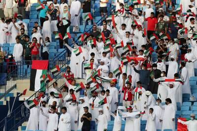 UAE fans at Al Maktoum Stadium in Dubai. Reuters