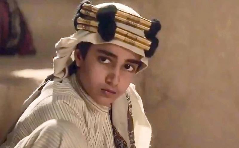 Eighteen-year-old Saudi actor Abdullah Ali plays Prince Faisal. 