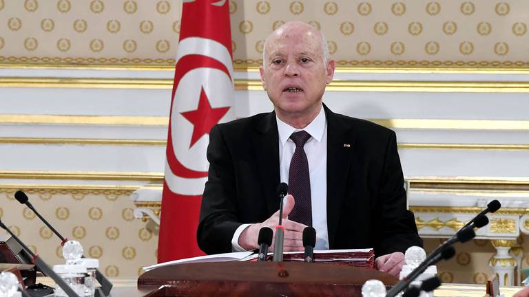 An image that illustrates this article Tunisia's Kais Saied announces referendum on new constitution