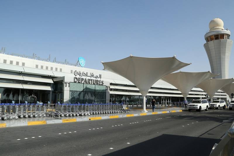 The departures terminal at Abu Dhabi International Airport, which recently marked its 40th anniversary. Photo: Abu Dhabi Airports