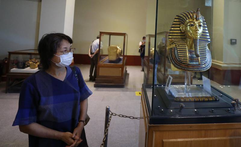 The Museum of Cairo had been closed to curb the spread of the coronavirus.  EPA