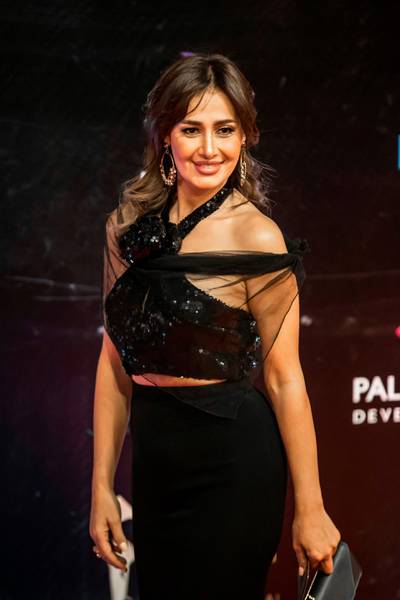Hala Shiha attends the opening ceremony of the 41st Cairo International Film Festival in Egypt on November 20, 2019. AFP