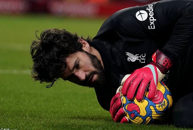 LIVERPOOL RATINGS: Alisson Becker – 6. The Brazilian nearly had his pocket picked by James early on as he dallied on the ball. It was his only lapse in concentration and he was secure during the rare Leeds attacks. EPA