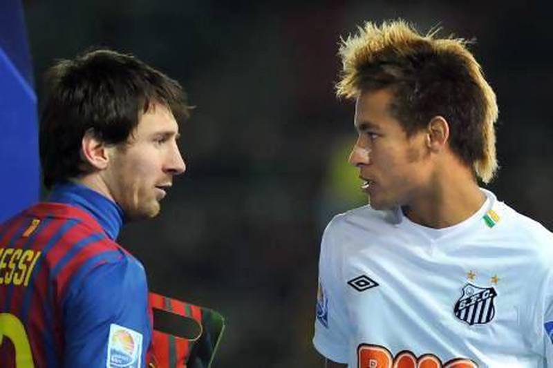 Lionel Messi, left, may benefit from Neymar at Barcelona, but Brazil benefits more from Neymar learning valuable tactics and skills with the Catalans.