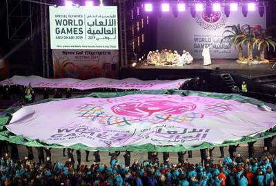 Courtesy Special Olympics World Games Abu Dhabi 2019 *** Local Caption ***  specilolympicsabudha_LR.jpg