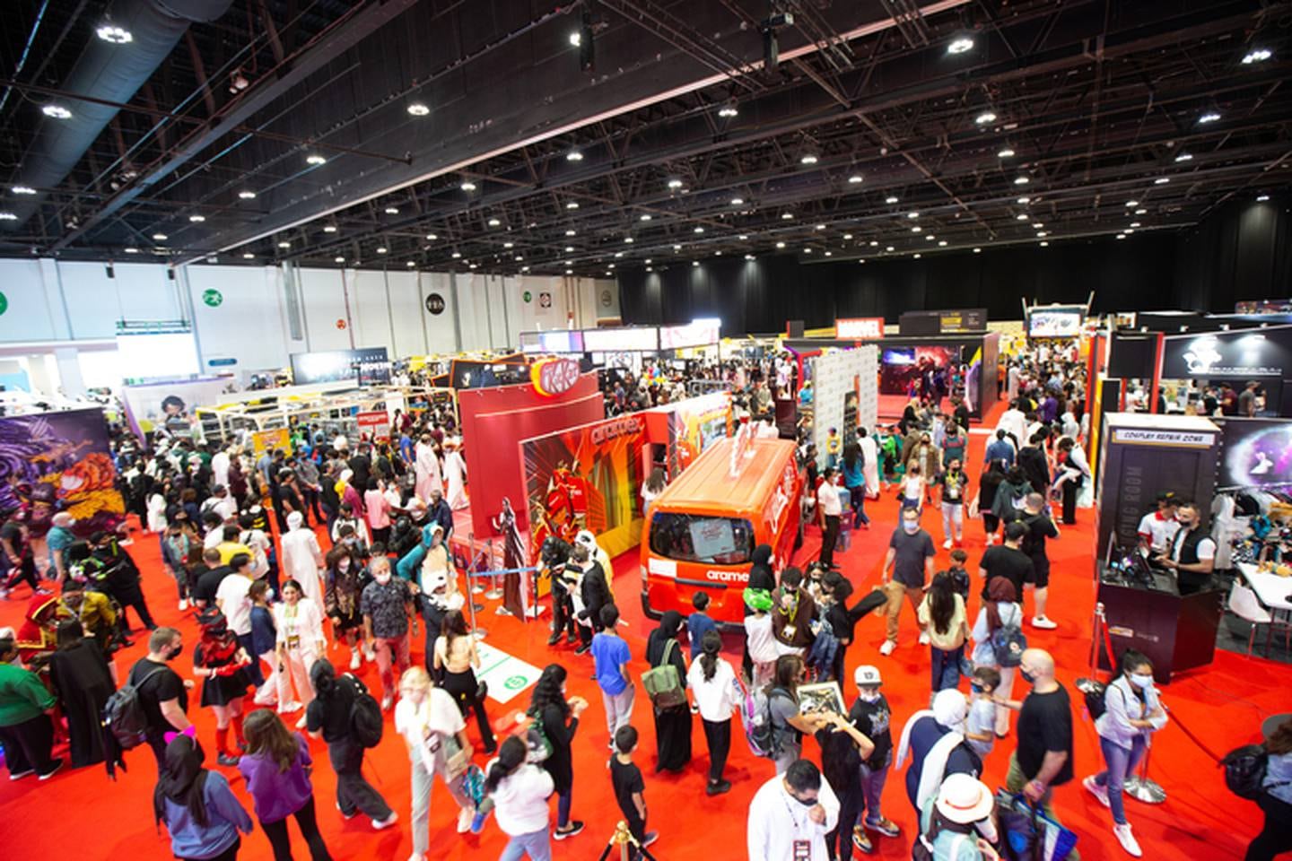 Die Middle East Film and Comic Con kehrt im März nach Abu Dhabi zurück.  Foto: MEFCC