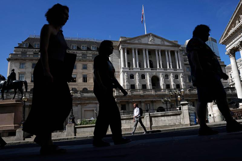 Bank of England officials have made it clear that tackling inflation is their preeminent concern. AFP