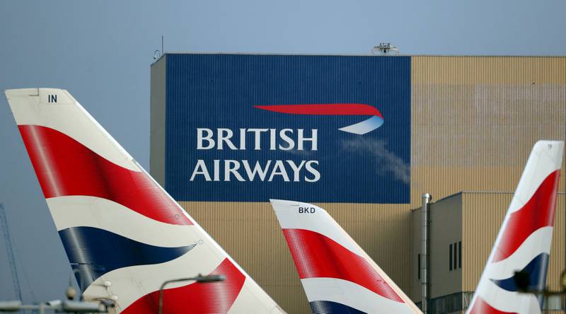 Firefighters in Copenhagen were forced to extinguish a small fire in the engine of a British Airways plane. Reuters
