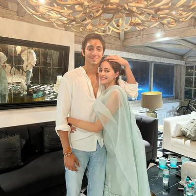 Ananya Panday called her brother Ahaan 'the light of my life', sharing a series of photos on the occasion. Photo: Ananya Panday / Instagram