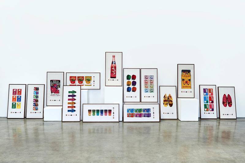 81 Designs' recreations of Hassan Hajjaj's works tatreez on canvas