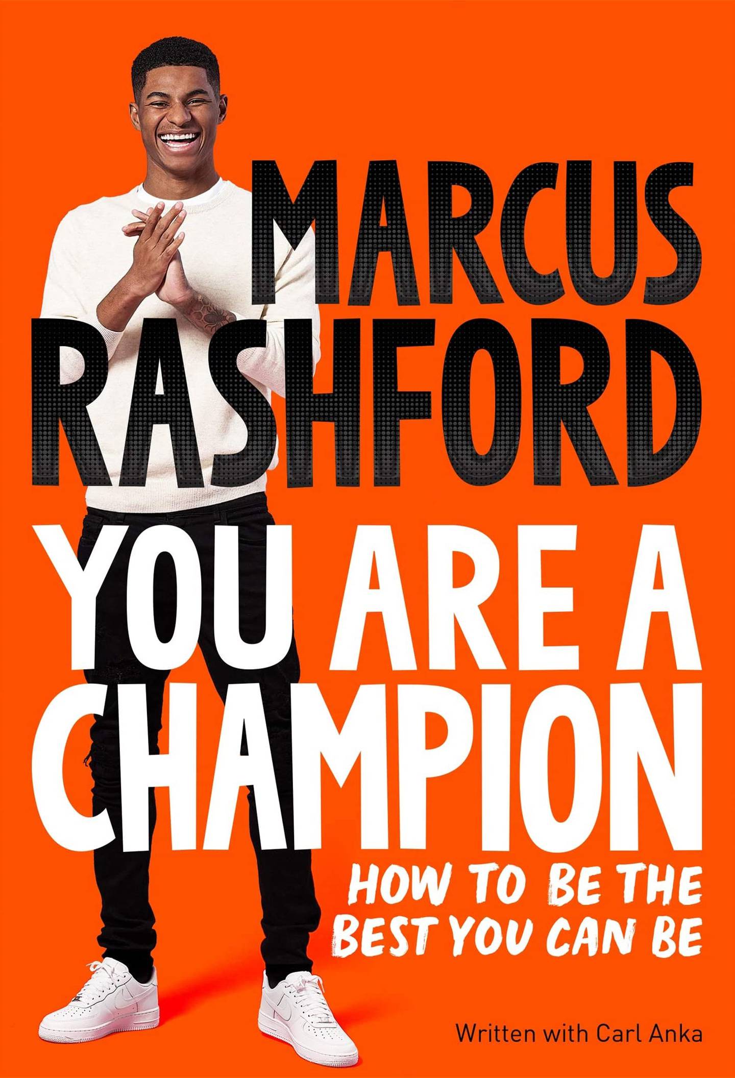 Marcus Rashford encourages young people to think positively about their potential in his new book. Photo: Pan Macmillan