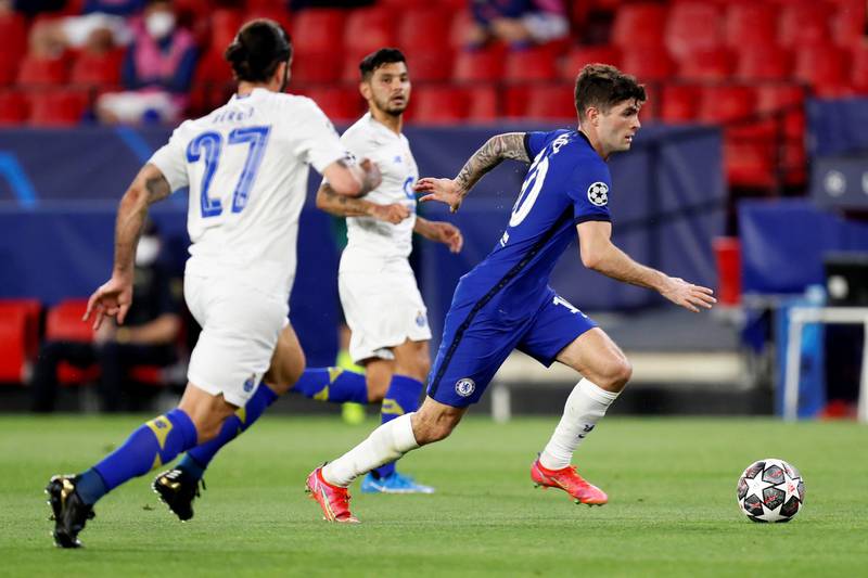 Christian Pulisic 8 – He’ll no doubt have a few bruises after this one, having been fouled 11 times, but his attacking intent caused Porto problems. He had the best chance of the night in the second half, but he couldn’t get proper contact on his volley when unmarked in the area. EPA