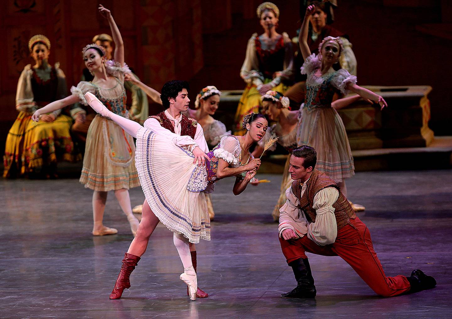 Misty Copeland makes her debut as principal in Coppelia in Abu Dhabi in 2014. Photo: American Ballet Theatre