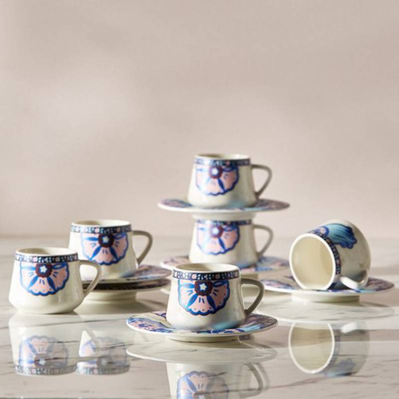 Fleur 12-piece espresso set from Home Centre; Dh62 (down from Dh89).
