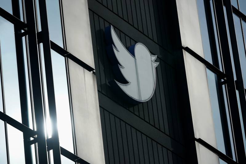 Twitter's office in San Francisco. Before Elon Musk acquired Twitter last year, the company’s headcount stood at about 7,500 employees. AP