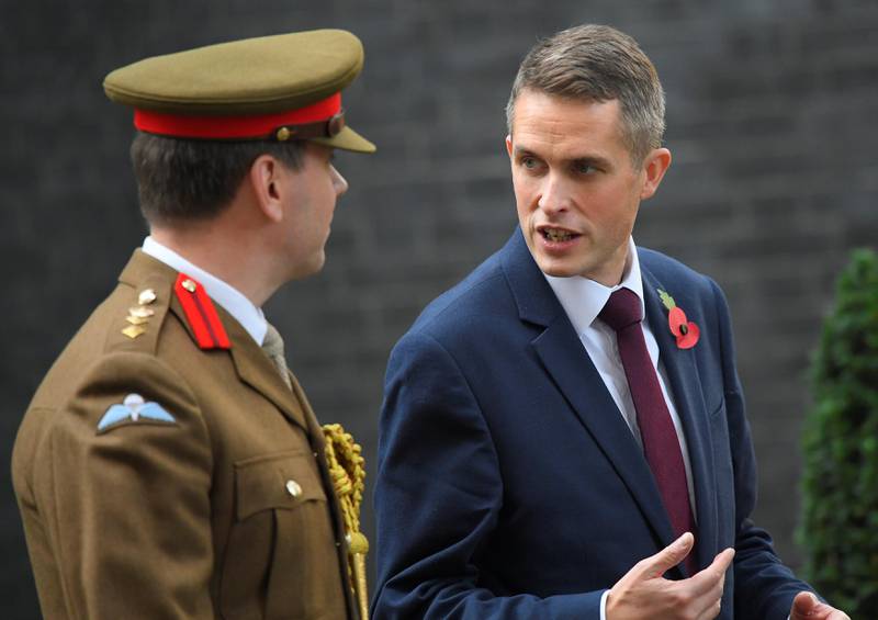 Britain's newly appointed Secretary of State for Defence Gavin Williamson in Downing Street, London, Britain, November 2, 2017. REUTERS/Toby Melville