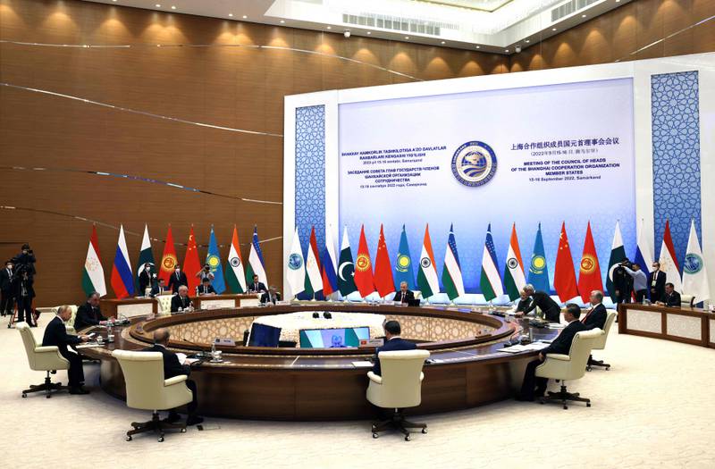  The summit is being held in Samarkand, Uzbekistan. AFP