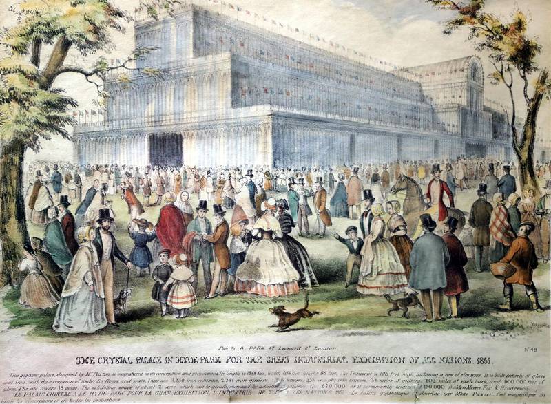 Crystal Palace Great Exhibition print published by Archibald Alexander Park. Courtesy Nick March