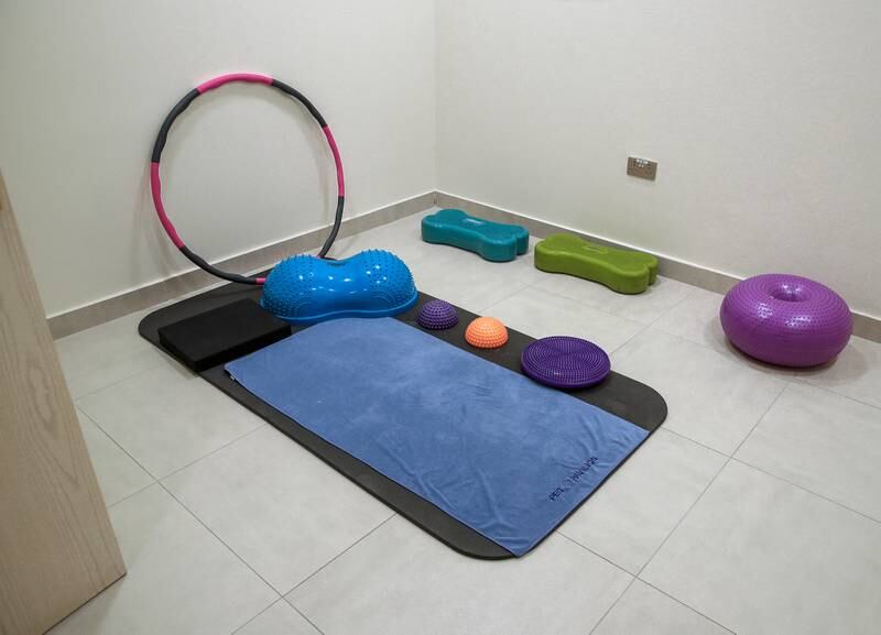 The physiotherapy room