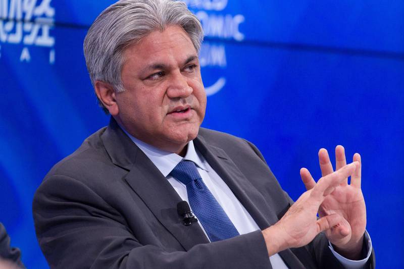 Arif M. Naqvi, Founder and Group Chief Executive, Abraaj Group, United Arab Emirates speaking at the Annual Meeting 2017 of the World Economic Forum in Davos, January 17, 2017.
Copyright by World Economic Forum / Greg Beadle *** Local Caption ***  bz19ja-wef-04.jpg