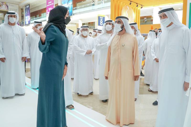 Sheikh Mohammed was briefed on the latest hi-tech health projects.