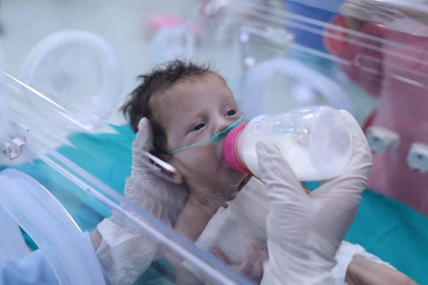 Twenty-eight premature babies evacuated from Gaza arrive in Egypt