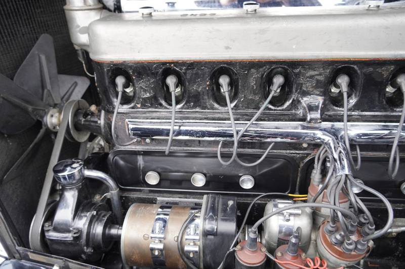 The Mercedes-Benz 770K's engine.