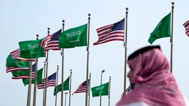 An image that illustrates this article Saudi Crown Prince and US officials meet to discuss energy security