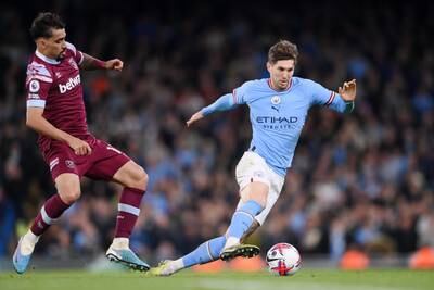 John Stones, 'the Barnsley Beckenbauer', enjoyed his best season for Manchester City, stepping out of his familiar central defensive role to play as an inverted right full-back and also in the centre of midfield. Getty