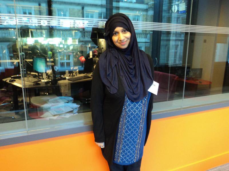 Tasnim Nazeer is Scotland's first ever broadcast journalist to wear the hijab. Courtesy: Tasnim Nazeer