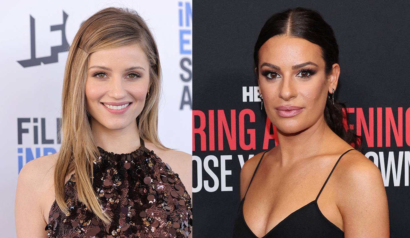 Playing enemies on their show 'Glee', Dianna Agron and Lea Michele were close on sets.  France Press agency