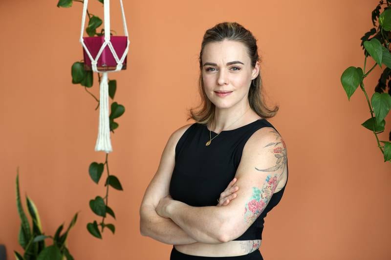 Jesse Akister, co-founder of The Shero Life, is learning about diverse investments so that she can live comfortably even during challenging times. Chris Whiteoak / The National