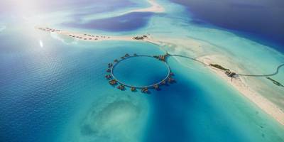 The location of some of the overwater villas at Saudi Arabia's Red Sea Project have been set. Courtesy The Red Sea Development Company