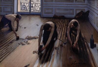 'Floor Scrapers' (1875), oil on canvas by Gustave Caillebotte. Victor Besa / The National