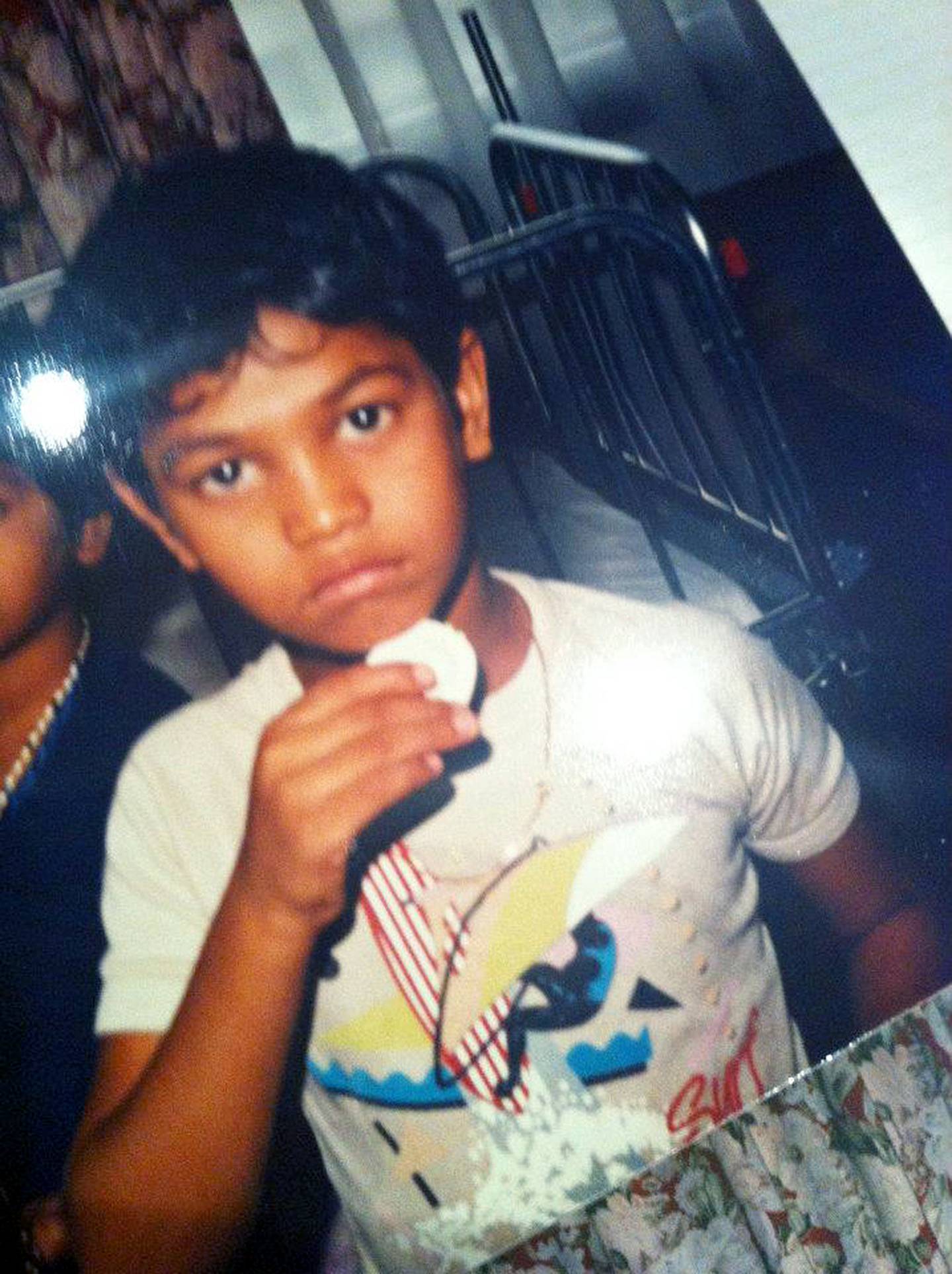 Saroo's photo as a five-year-old which was in his pocket when he got lost. For a Story by SNM Abdi in A&L, March, 2014.CREDIT: Courtesy Saroo Brierley