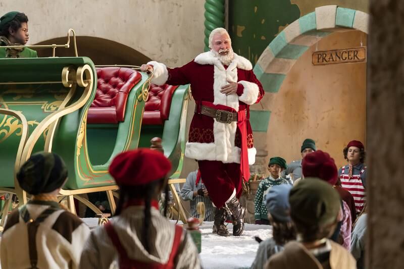 Tim Allen reprises his role as Scott Calvin and Santa Claus in Disney's series The Santa Clauses. All photos: Disney/James Clark