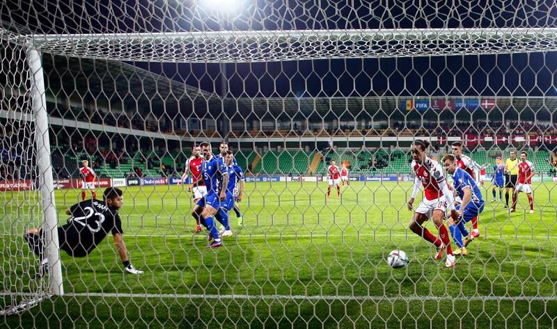 October 9, 2021. Moldova 0 Denmark 4 (Skov Olsen 23', Kjaer pen 34', Norgaard 39', Maehle 44'): Denmark made it a 12-0 aggregate score against the Moldovans over two group games after scoring four first-half goals in Chisinau. The win left the Danes top of Group F with seven wins from seven games and no goals conceded. Reuters