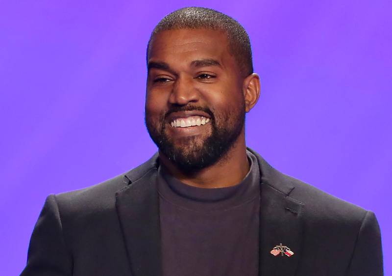 FILE - This Nov. 17, 2019, file photo shows Kanye West on stage during a service at Lakewood Church in Houston. West will be on the Oklahoma presidential election ballot, as Oklahoma Board of Elections spokeswoman Misha Mohr says a West representative filed the necessary paperwork and paid the $35,000 filing Wednesday, July 15, 2020, to go on the state's Nov. 3 presidential ballot. (AP Photo/Michael Wyke, File)